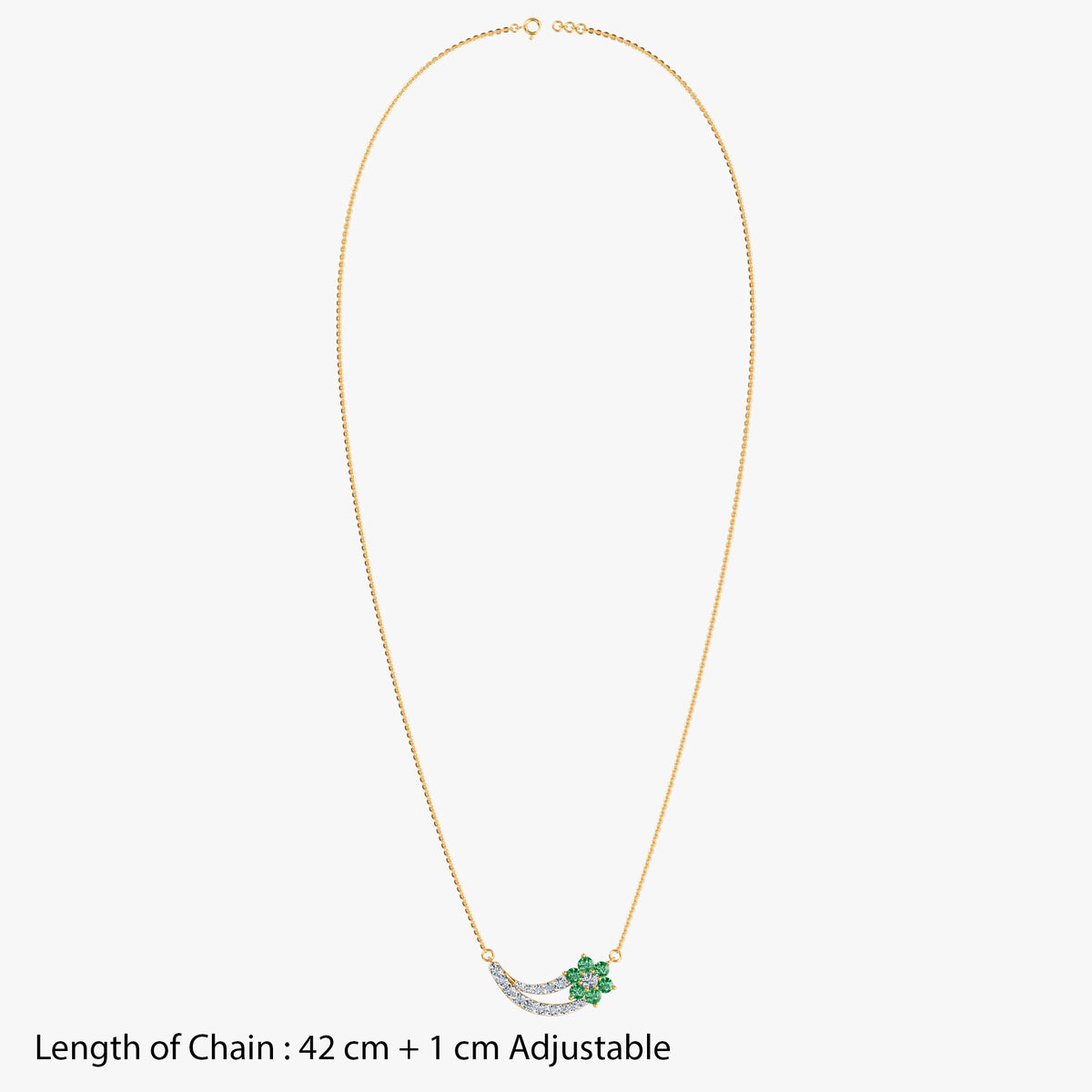 Gold Bahaar Lab Grown Diamond Necklace