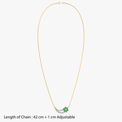 Gold Bahaar Lab Grown Diamond Necklace