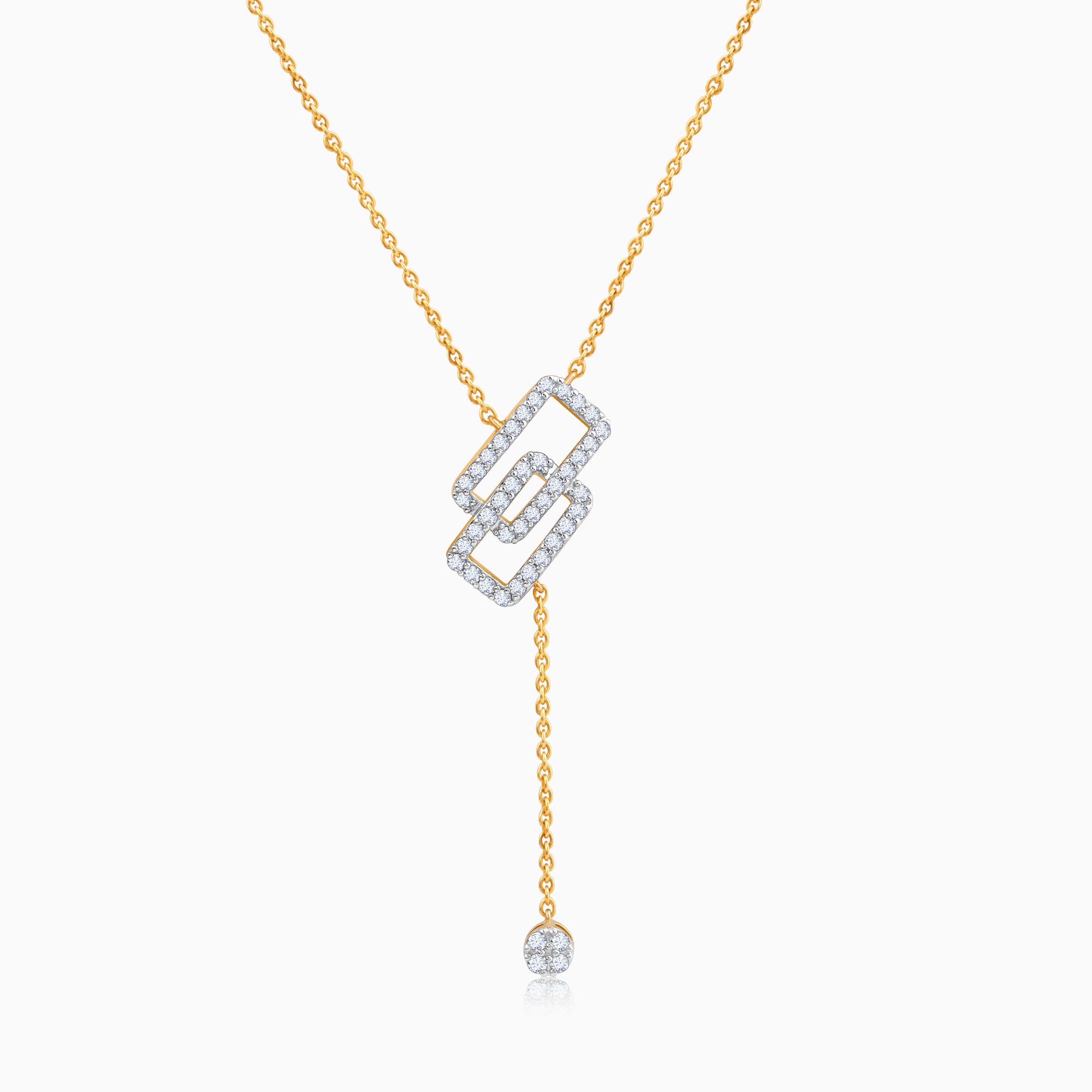 Gold Lovelink Lab Grown Diamond Necklace - Image 1