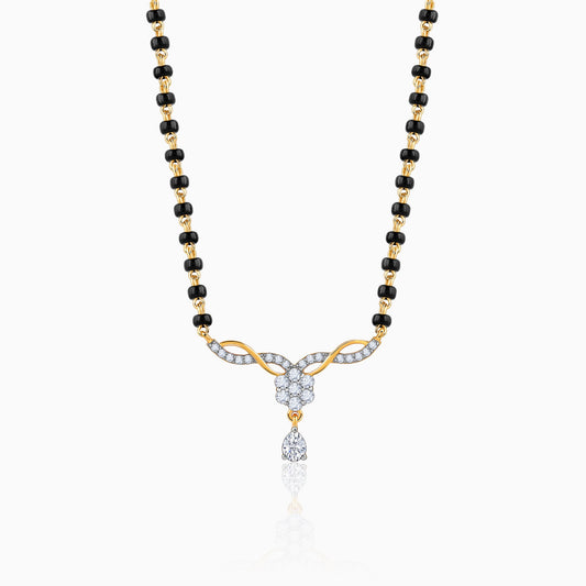 Gold Sutra Lab Grown Diamond Mangalsutra