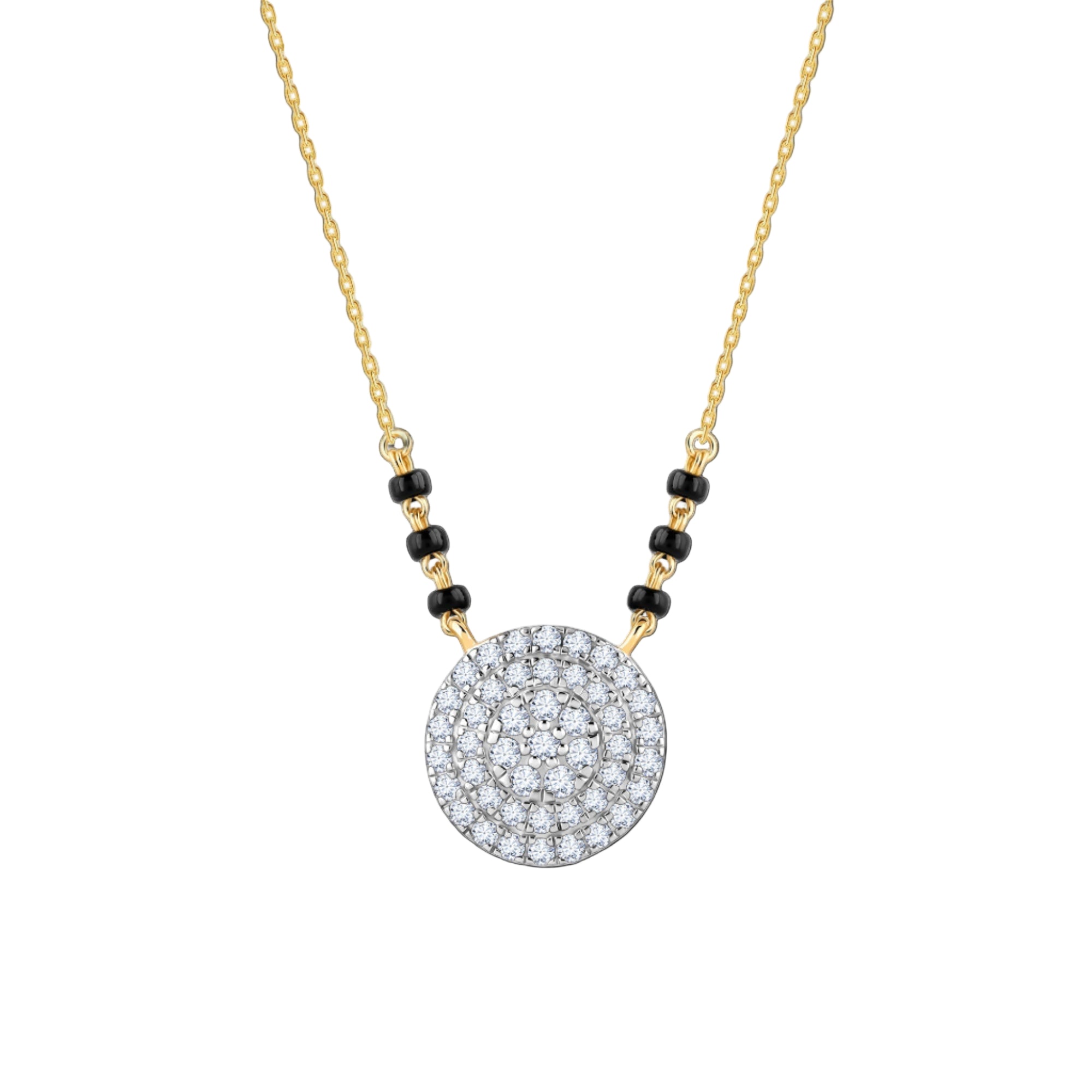 Gold Megha Diamond Mangalsutra - Image 1