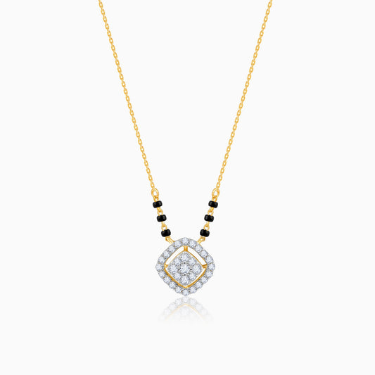 Gold Sushma Lab Grown Diamond Mangalsutra