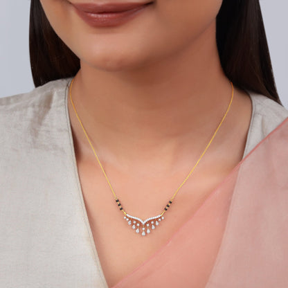 Gold Pavitra Bandhan Lab Grown Diamond Mangalsutra