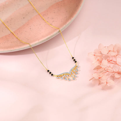 Gold Pavitra Bandhan Lab Grown Diamond Mangalsutra