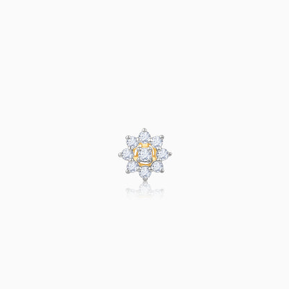 Gold Stardust Lab Grown Diamond Nose Pin