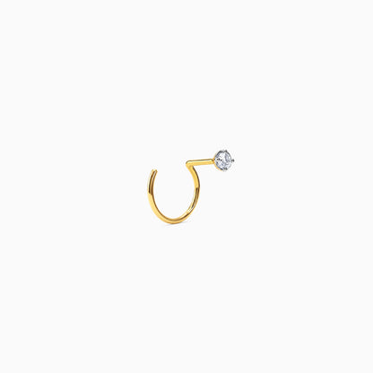 Gold Hespera Lab Grown Diamond Nose Pin