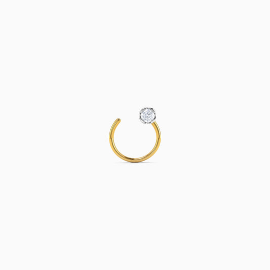 Gold Jolene Lab Grown Diamond Nose Pin