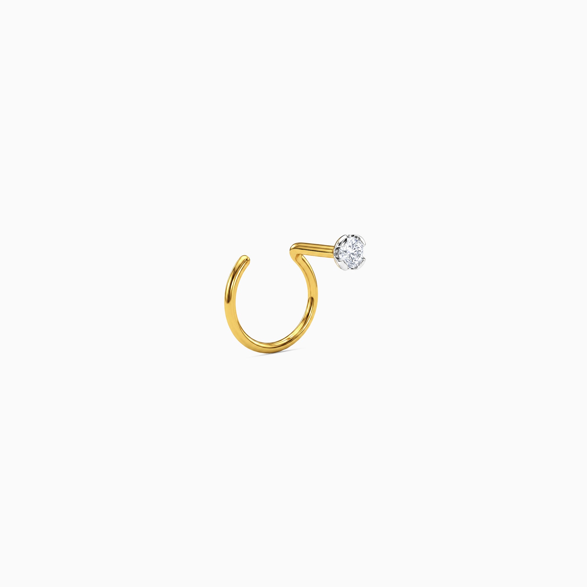 Gold Jolene Lab Grown Diamond Nose Pin