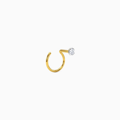 Gold Jolene Lab Grown Diamond Nose Pin