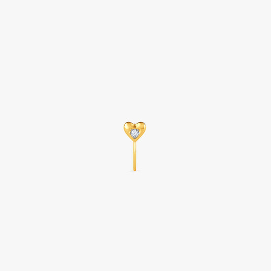 Gold Cherelle Lab Grown Diamond Nose Pin