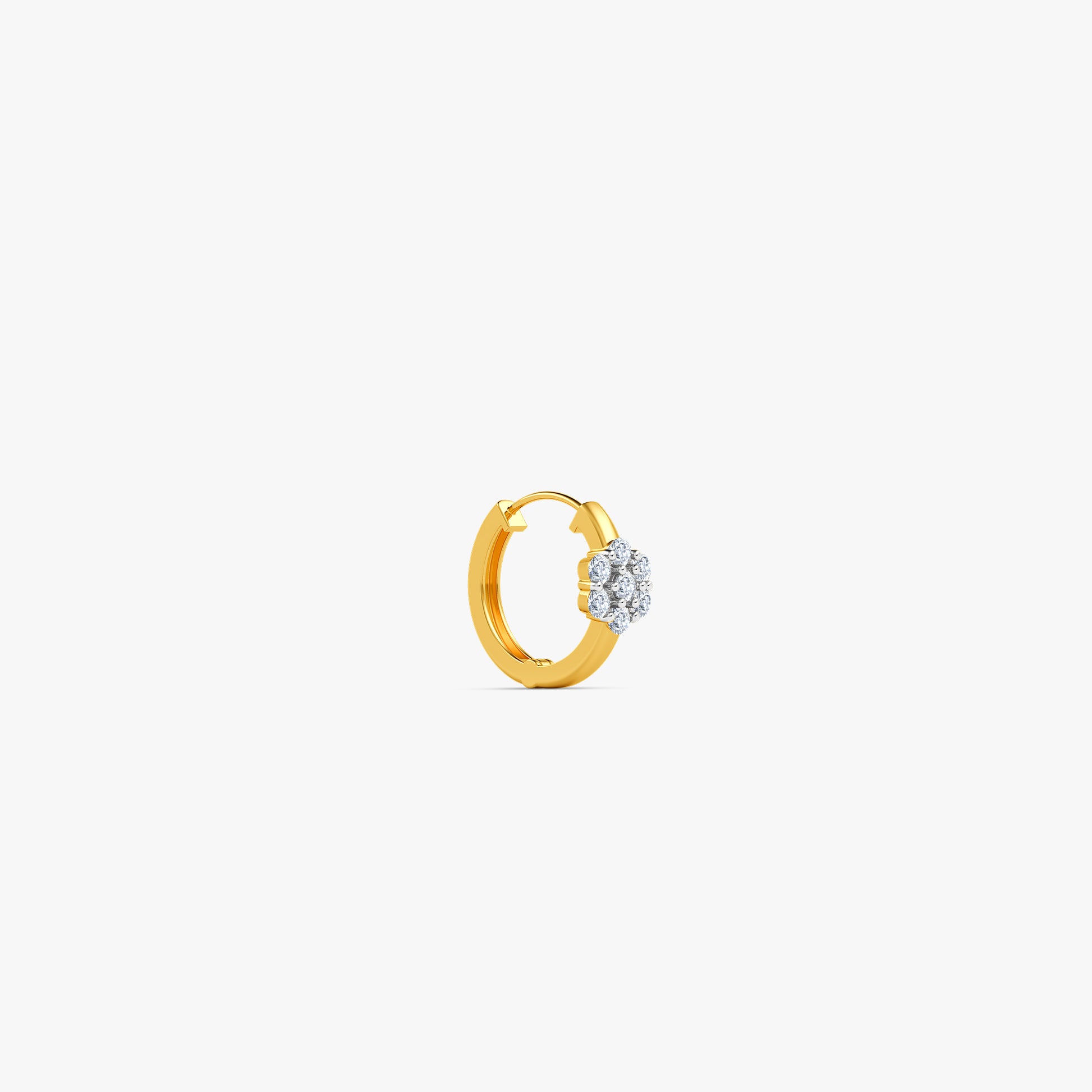Gold Astriva Lab Grown Diamond Nose Pin