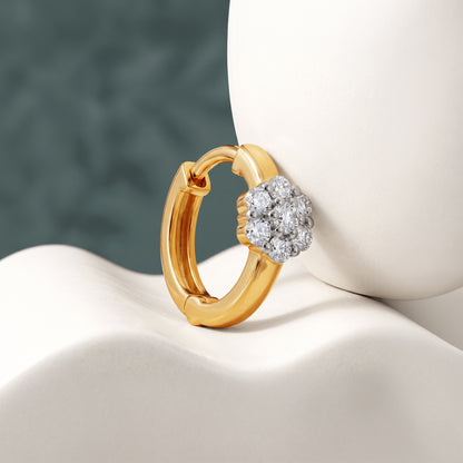 Gold Astriva Lab Grown Diamond Nose Pin