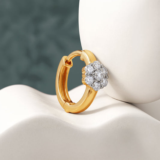 Gold Astriva Lab Grown Diamond Nose Pin