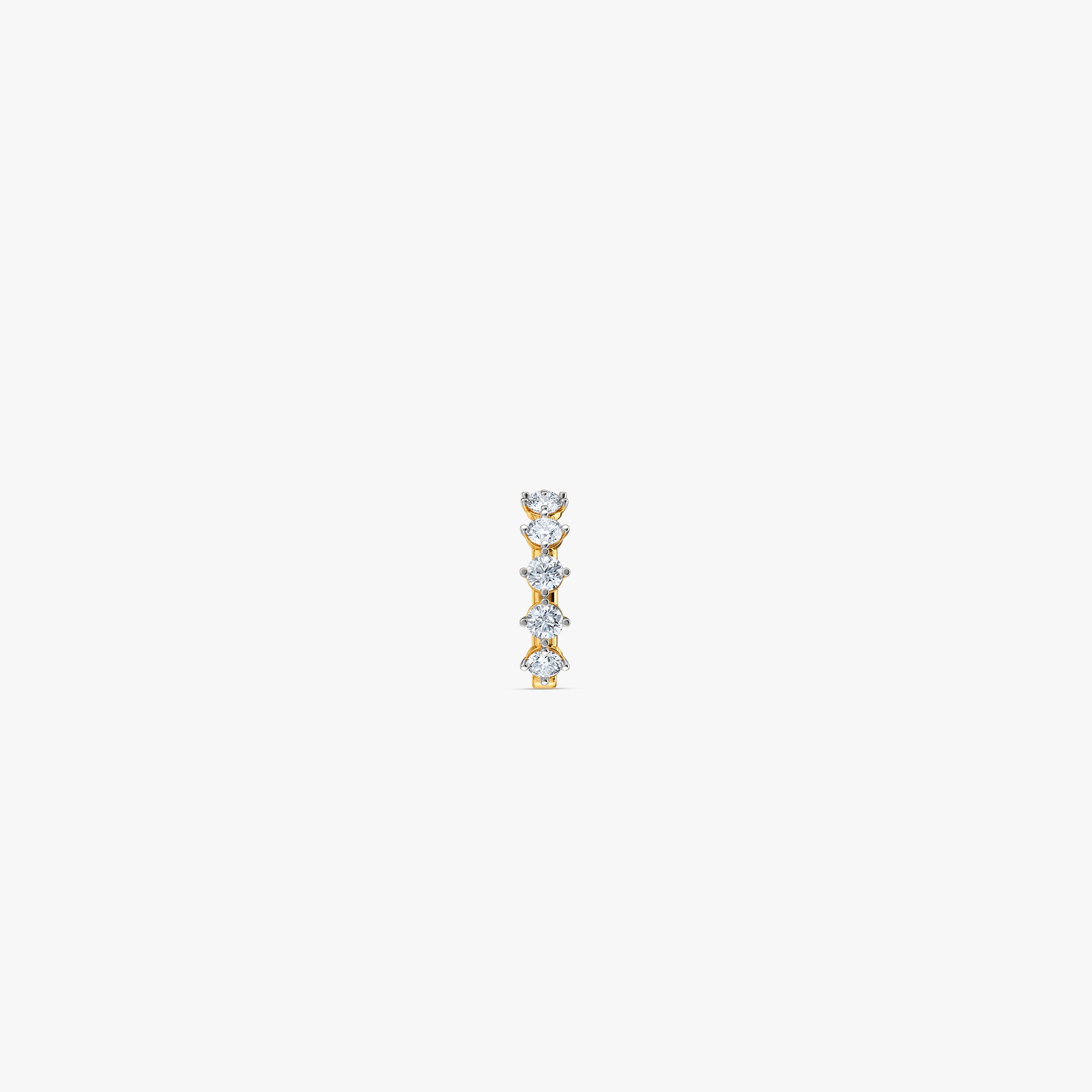 Gold Rush Lab Grown Diamond Nose Ring