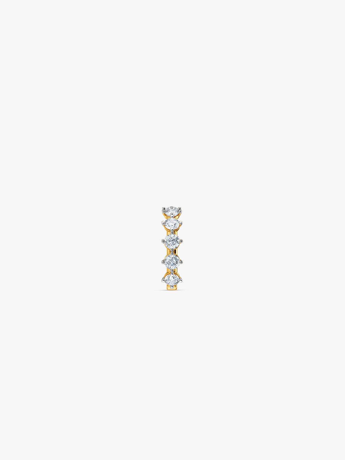 Gold Rush Lab Grown Diamond Nose Ring
