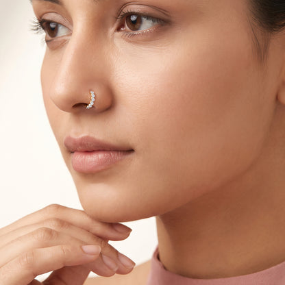Gold Rush Lab Grown Diamond Nose Ring