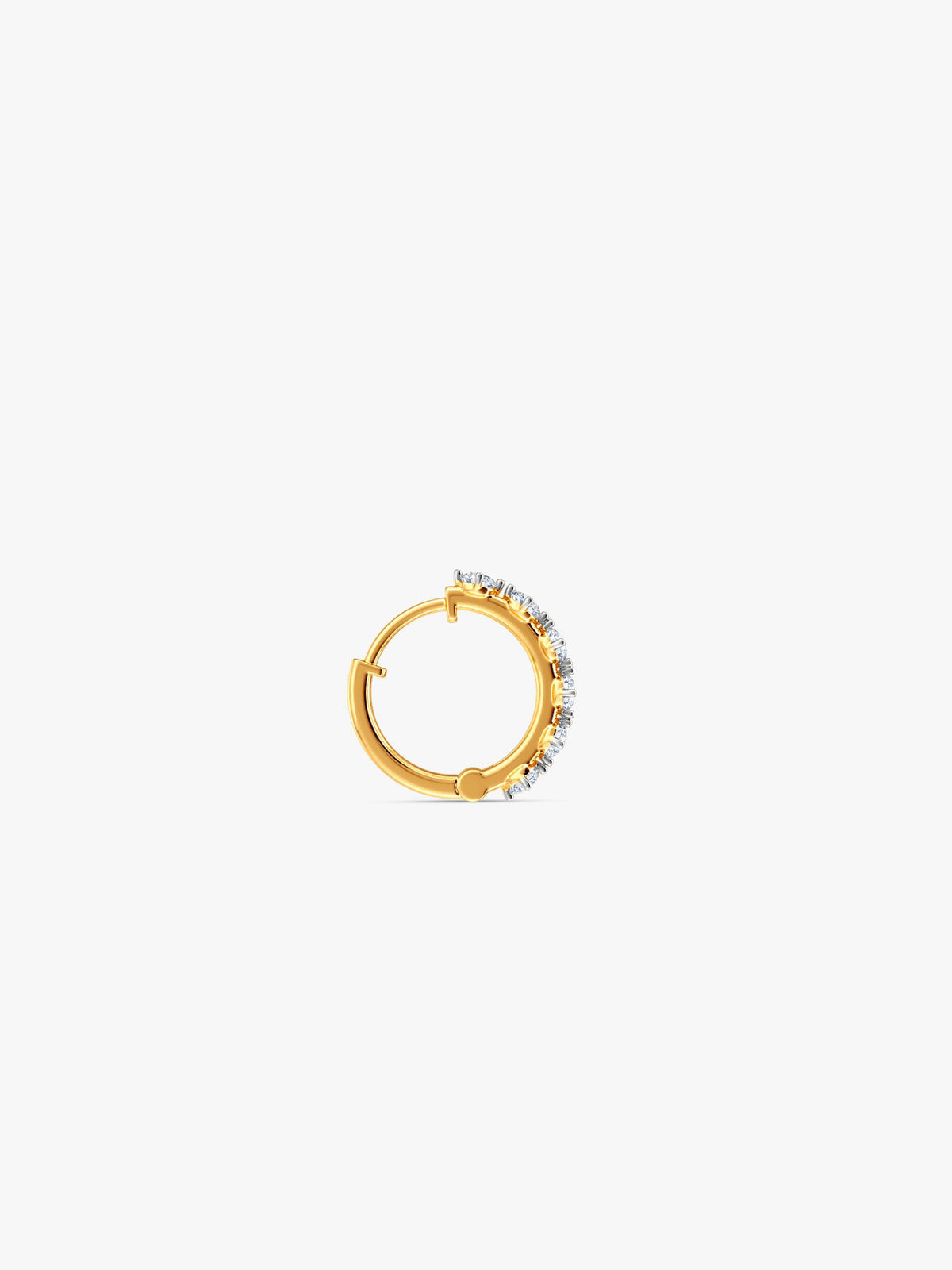 Gold Rush Lab Grown Diamond Nose Ring