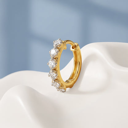Gold Rush Lab Grown Diamond Nose Ring