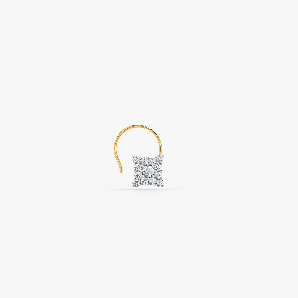 Gold Antheia Lab Grown Diamond Nose Pin