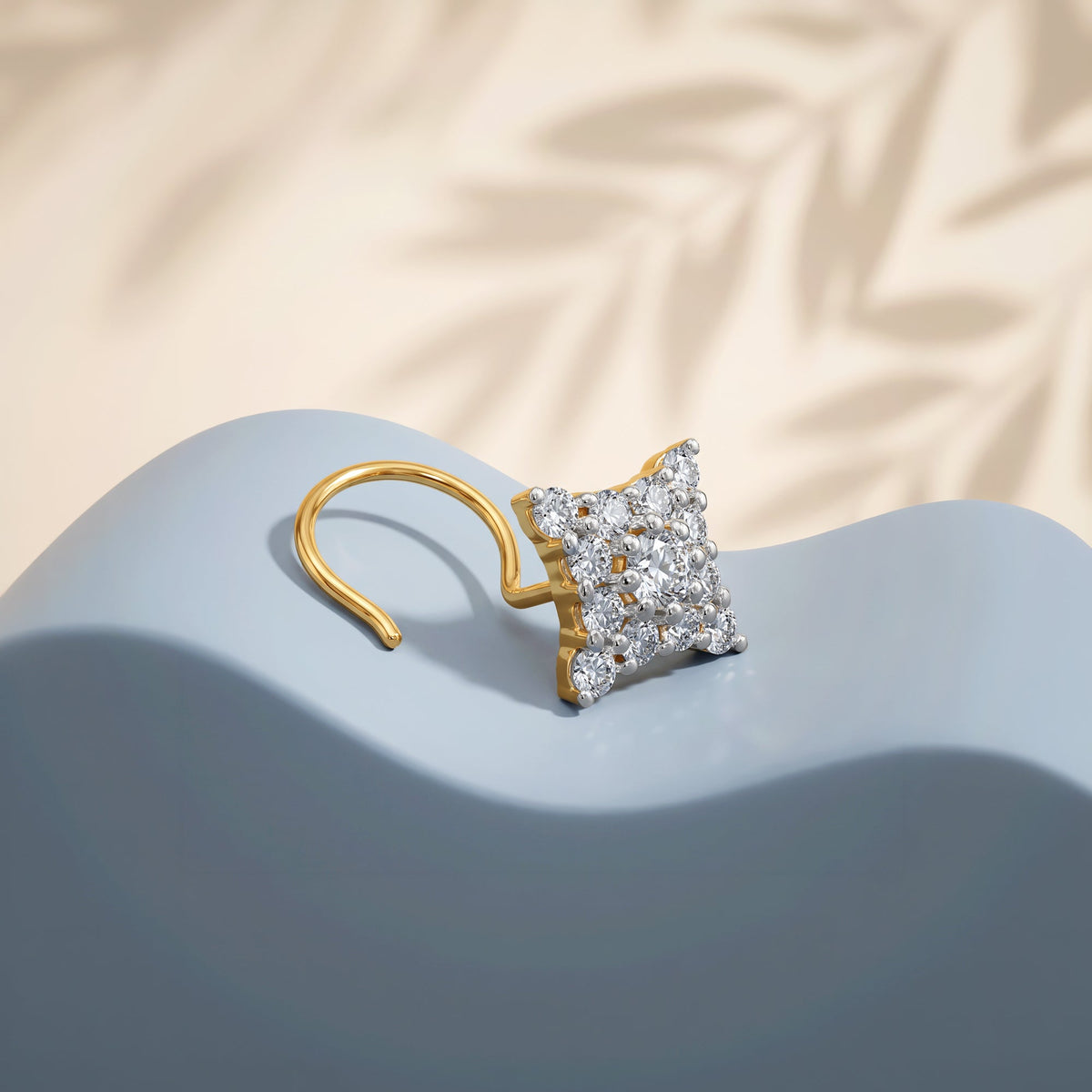Gold Antheia Lab Grown Diamond Nose Pin