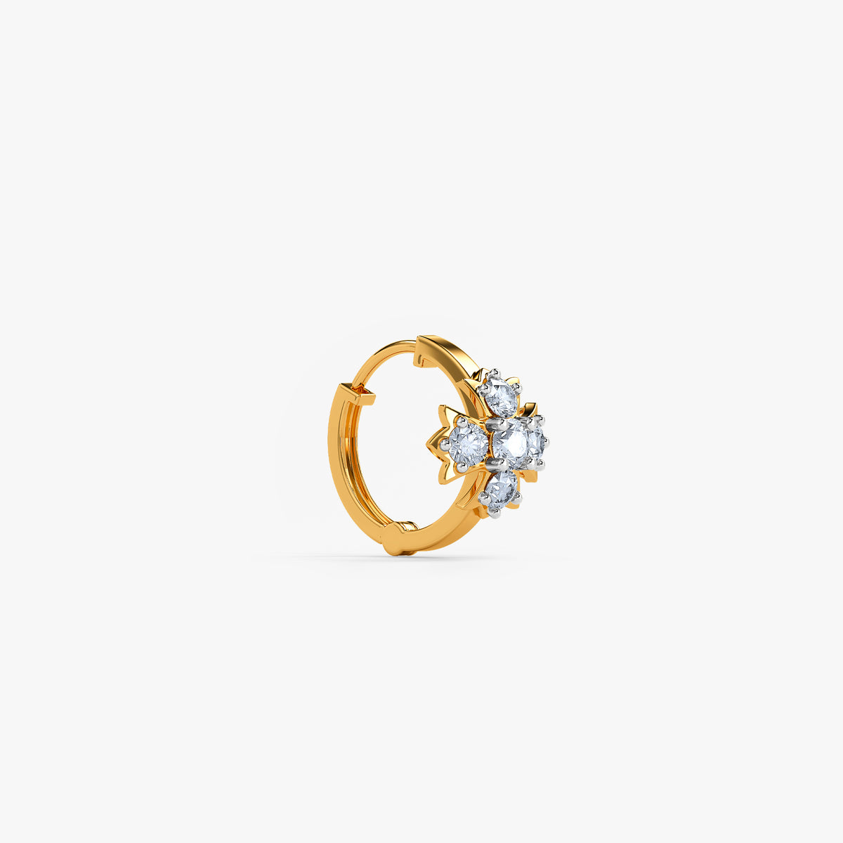 Gold Sumire Lab Grown Diamond Nose Ring