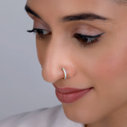 Gold Classic Touch Diamond Nose Ring