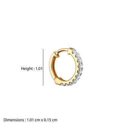 Gold Classic Touch Diamond Nose Ring