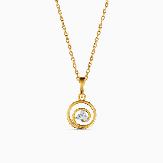 Gold Calista Grace Lab Grown Diamond Pendant