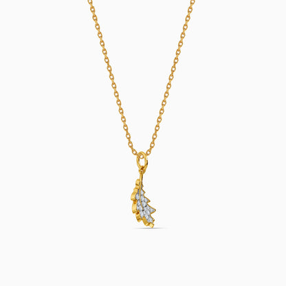 Gold Serapha Light Lab Grown Diamond Pendant