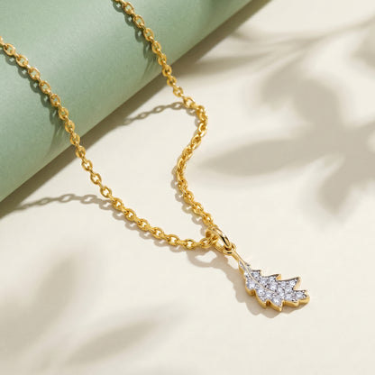Gold Serapha Light Lab Grown Diamond Pendant