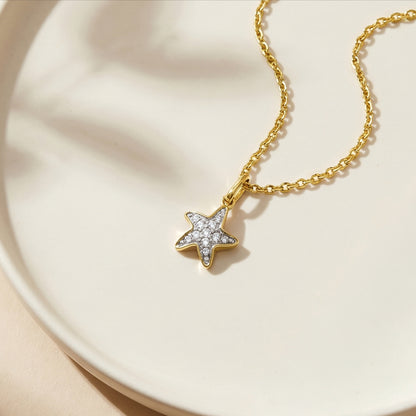Gold Radiant Aureole Lab Grown Diamond Pendant