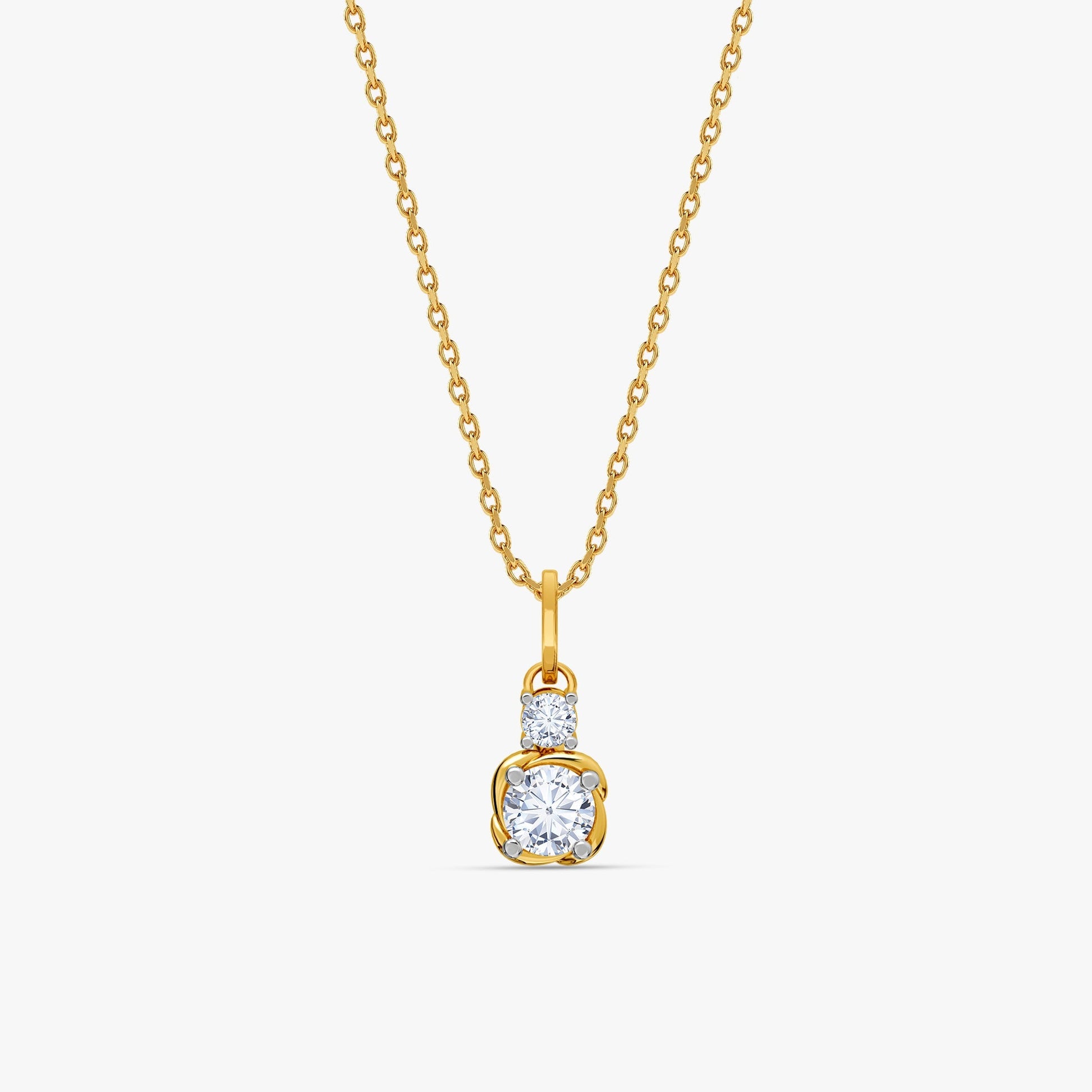 Gold Eternal Gleam Lab Grown Diamond Pendant