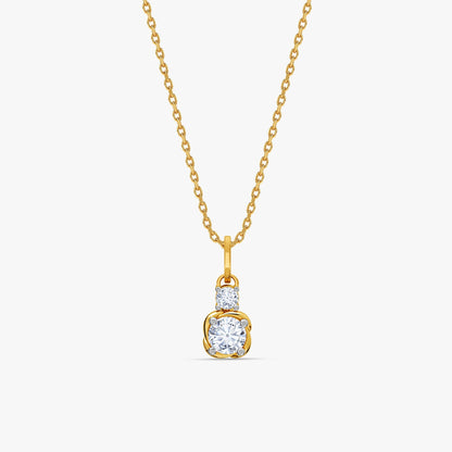 Gold Eternal Gleam Lab Grown Diamond Pendant