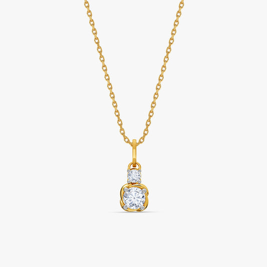 Gold Eternal Gleam Lab Grown Diamond Pendant