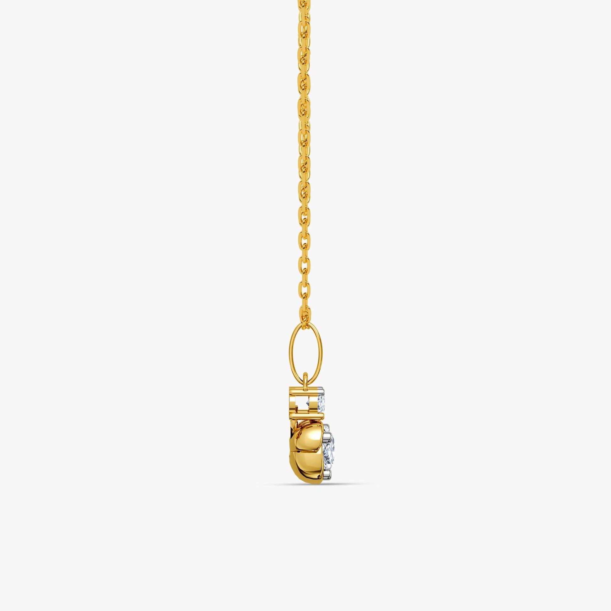 Gold Eternal Gleam Lab Grown Diamond Pendant