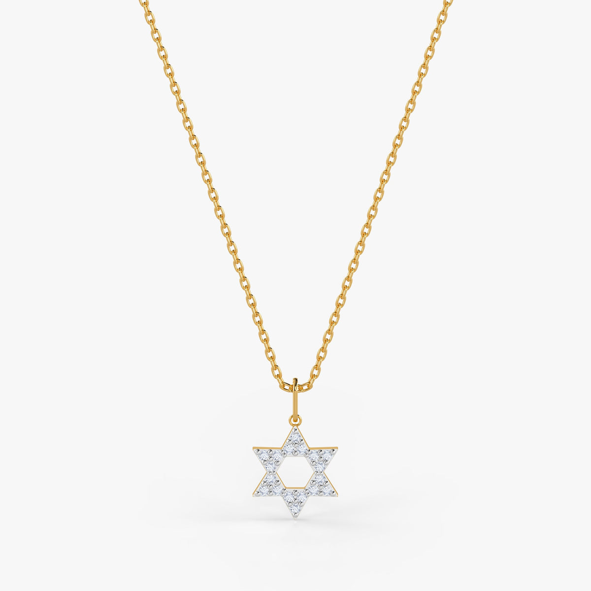 Gold Celestial Emblem Lab Grown Diamond Pendant