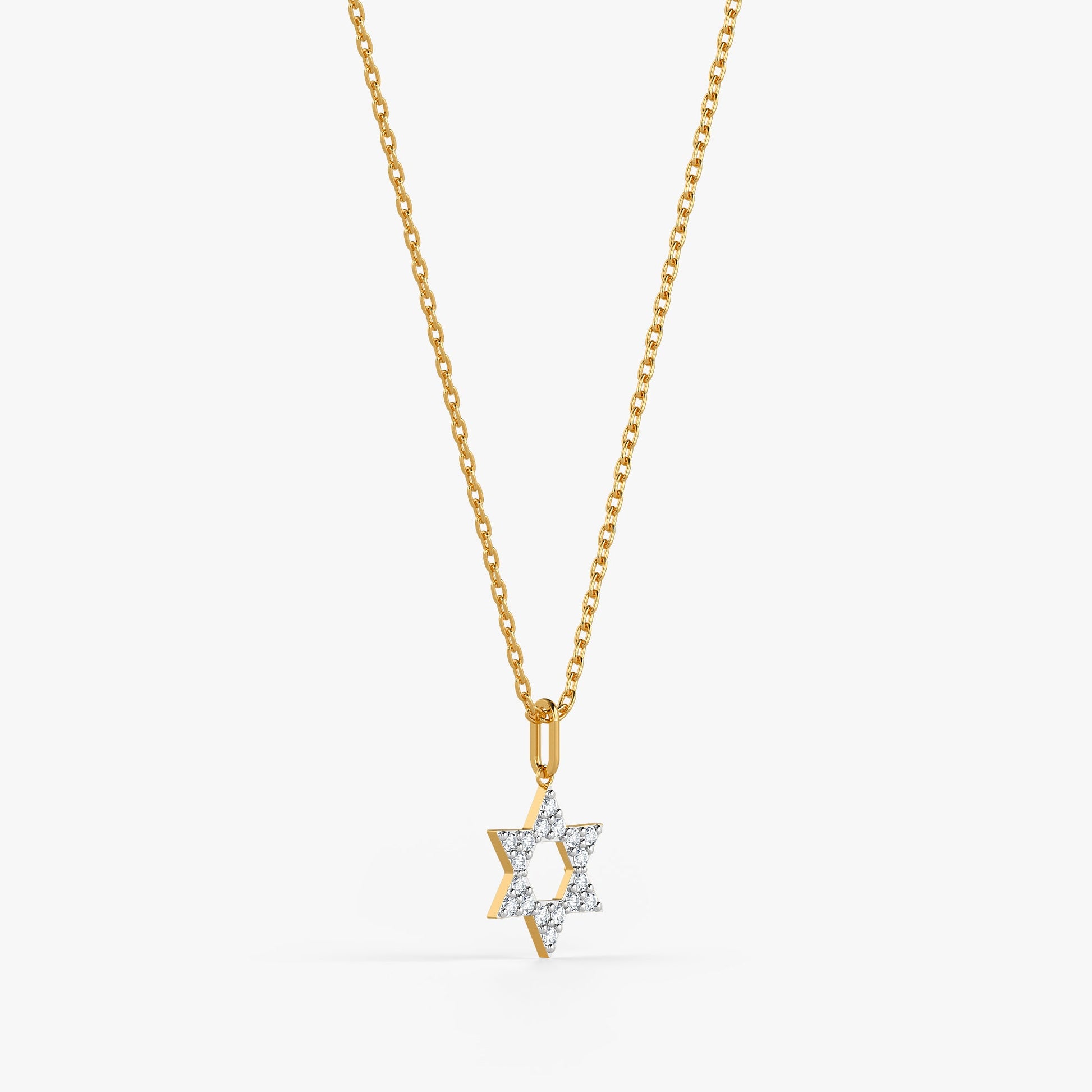 Gold Celestial Emblem Lab Grown Diamond Pendant