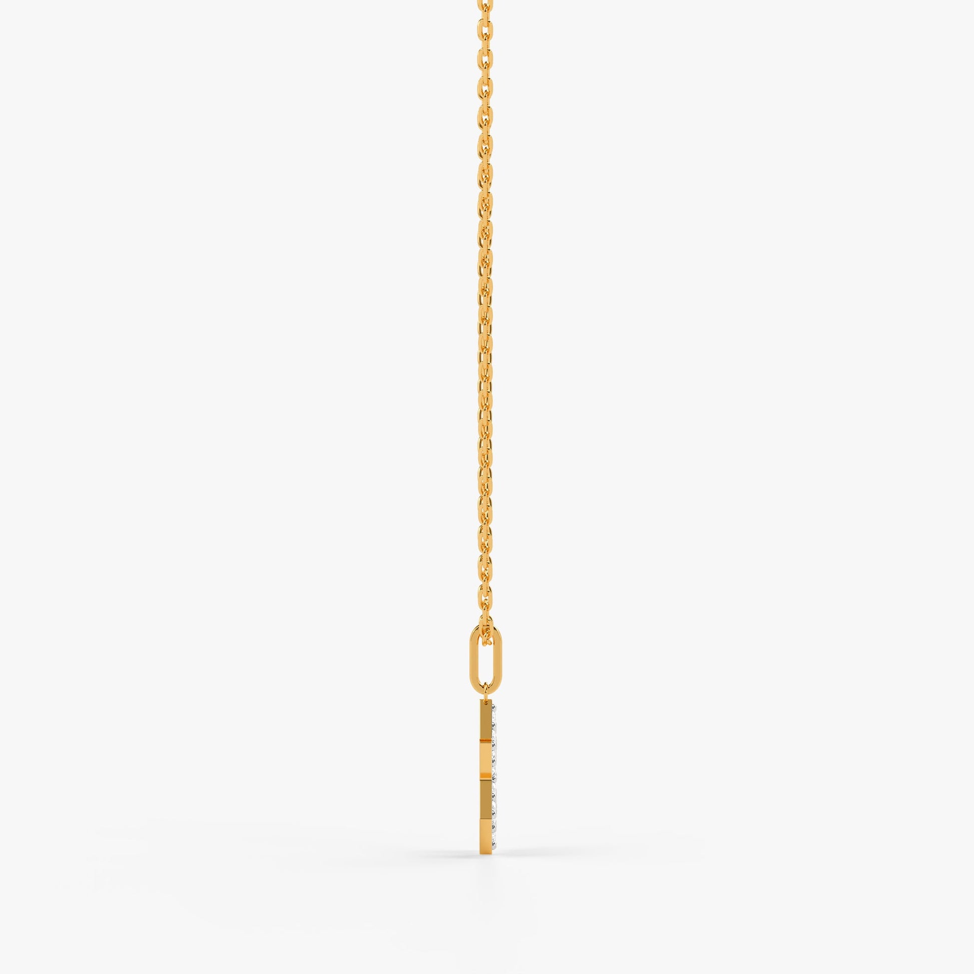 Gold Celestial Emblem Lab Grown Diamond Pendant