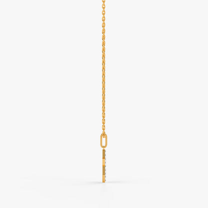 Gold Celestial Emblem Lab Grown Diamond Pendant