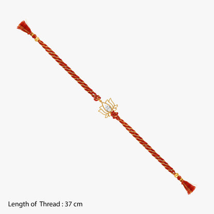 Gold Pankhuri Lab Grown Diamond Convertible Rakhi Pendant