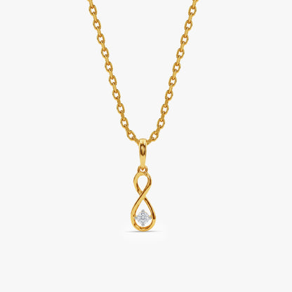 Gold Love Unbound Lab Grown Diamond Pendant