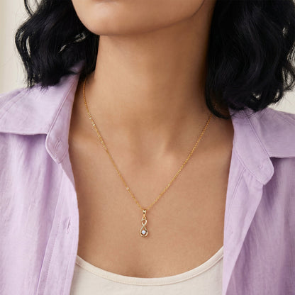 Gold Love Unbound Lab Grown Diamond Pendant