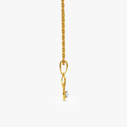 Gold Love Unbound Lab Grown Diamond Pendant