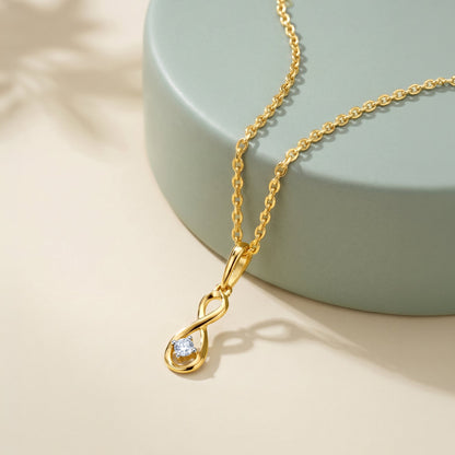 Gold Love Unbound Lab Grown Diamond Pendant