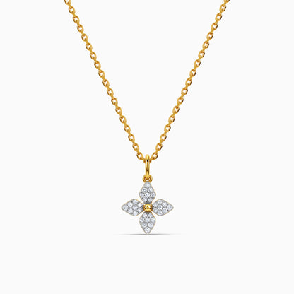 Gold Pallav Lab Grown Diamond Pendant
