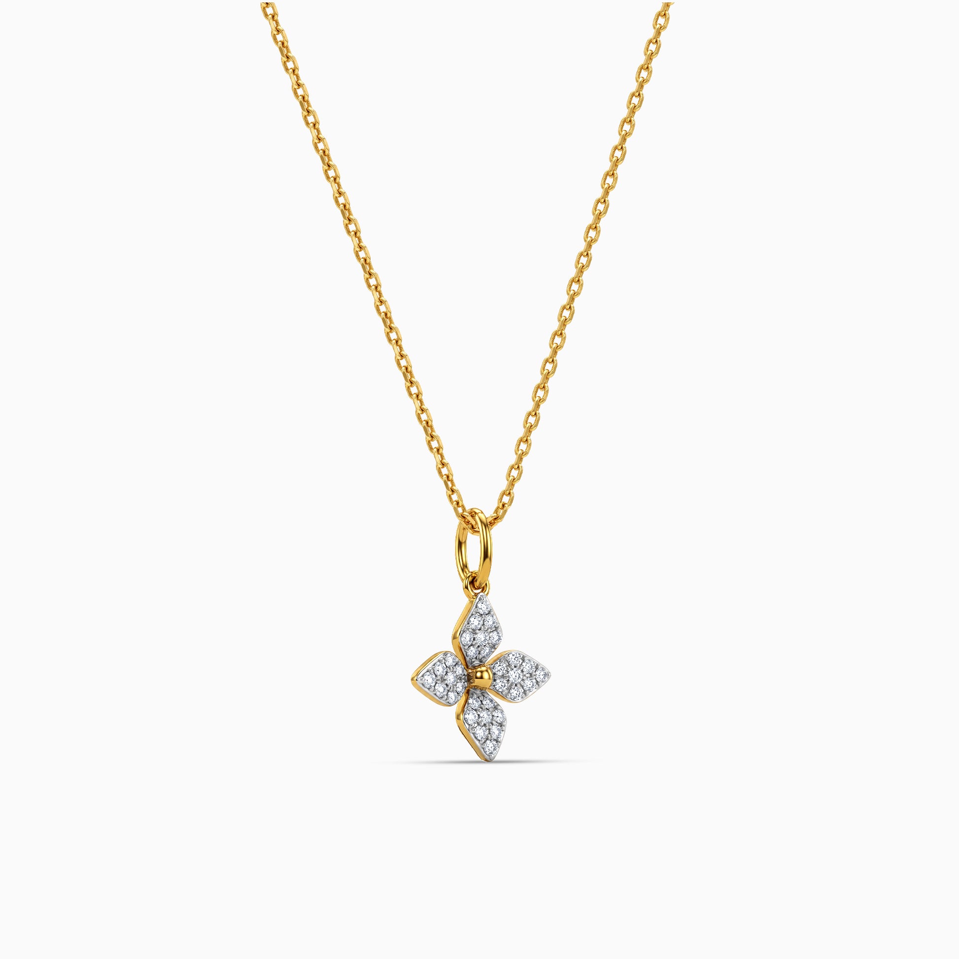Gold Pallav Lab Grown Diamond Pendant