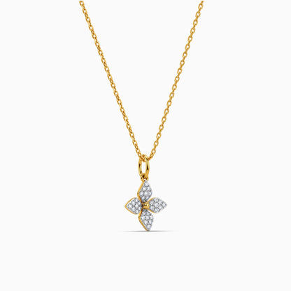 Gold Pallav Lab Grown Diamond Pendant