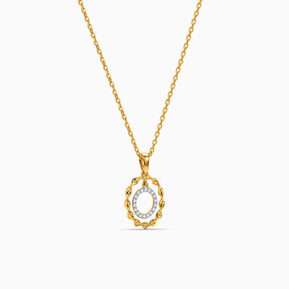 Gold Raksha Vrit Lab Grown Diamond Pendant