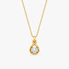 Gold Aurelia Glow Lab Grown Diamond Pendant
