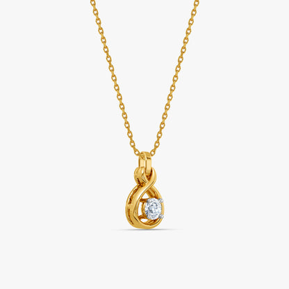 Gold Aurelia Glow Lab Grown Diamond Pendant